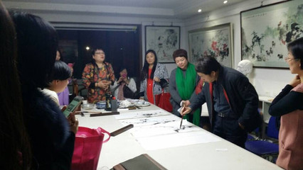 元純文化傳播公司夏季書畫展圓滿成功